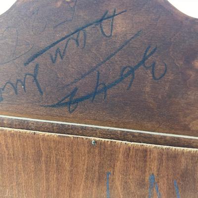 Table top Vintage 1950s drawer and Mirror