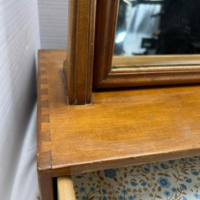 Table top Vintage 1950s drawer and Mirror