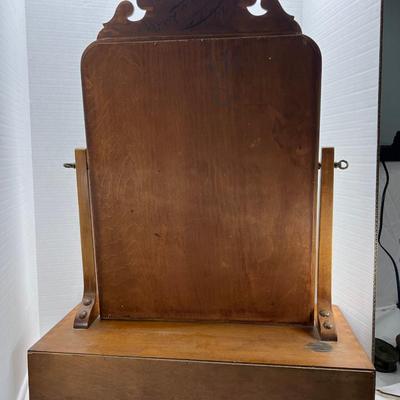 Table top Vintage 1950s drawer and Mirror