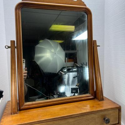 Table top Vintage 1950s drawer and Mirror