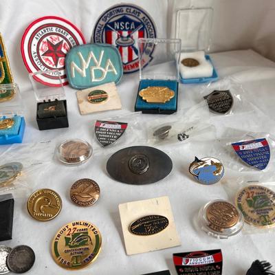 Ducks Unlimited, Montana Wildlife Federation, Trout Fishing, and Other Pins and Patches (MB-DZ)