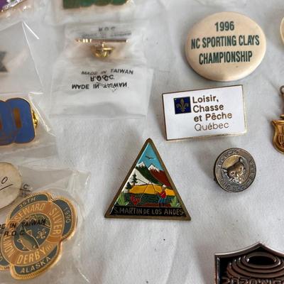Ducks Unlimited, Montana Wildlife Federation, Trout Fishing, and Other Pins and Patches (MB-DZ)
