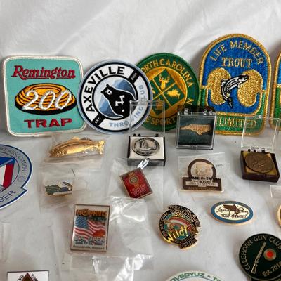 Ducks Unlimited, Montana Wildlife Federation, Trout Fishing, and Other Pins and Patches (MB-DZ)