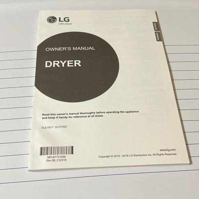 LG ~ Hydro Shield ~ 2018 Gas Dryer