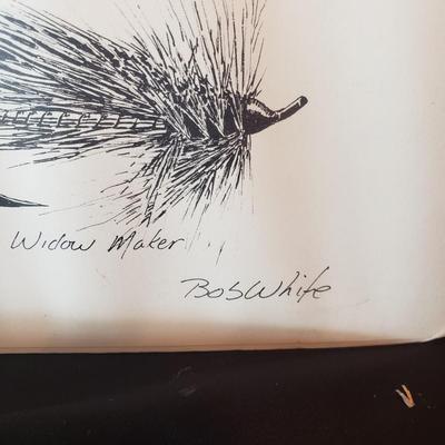 Fly Fishing Books and Two Signed Posters by Bob White (HC-KD)