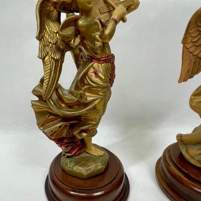 Two Angel Figurine Music Boxes