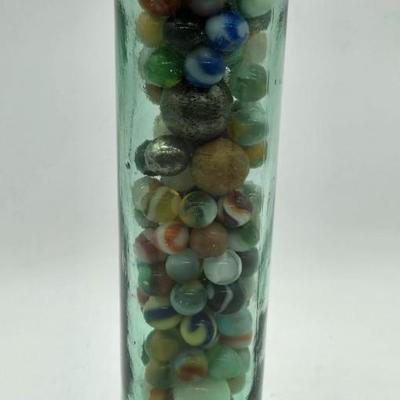 Vase of Mixed Marbles