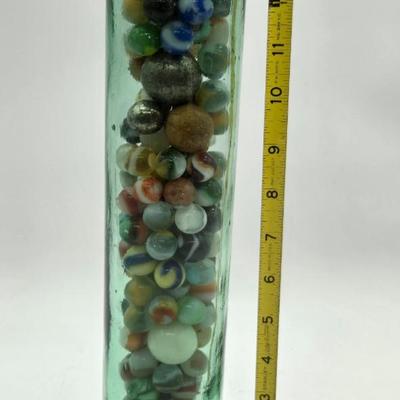 Vase of Mixed Marbles
