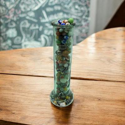 Vase of Mixed Marbles