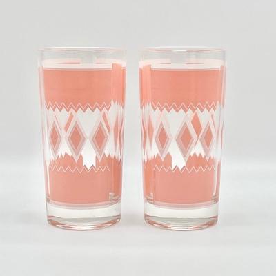 HAZEL ATLAS ~ Set Of Eight (8) MCM Glasses