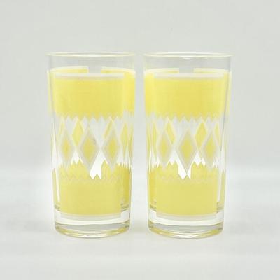 HAZEL ATLAS ~ Set Of Eight (8) MCM Glasses