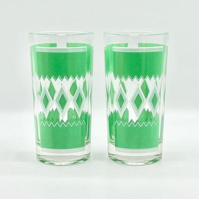 HAZEL ATLAS ~ Set Of Eight (8) MCM Glasses