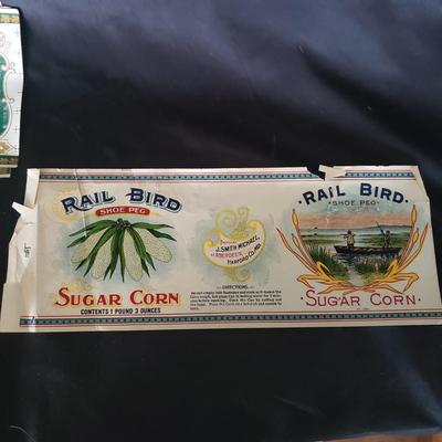 Vintage Corn Labels and Glasses (MB-KD)