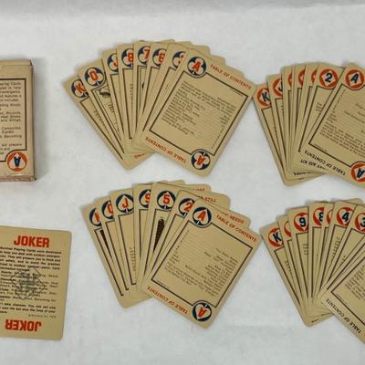 1974 Vintage Survival Playing Card Deck