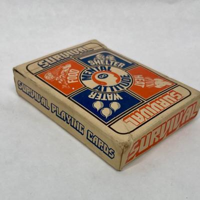1974 Vintage Survival Playing Card Deck