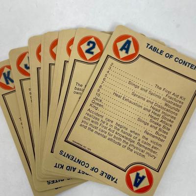 1974 Vintage Survival Playing Card Deck