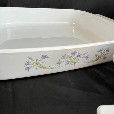 Corning Ware Orange Poppy & other