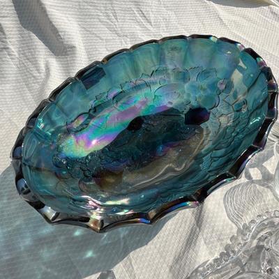 Carnival Glass & Creams & Sugars