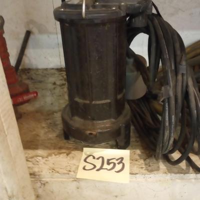 S253-sump pump