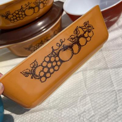 Pyrex Old Orchard & other