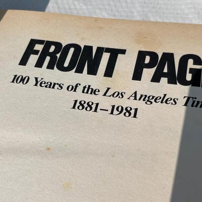 LA Times Front covers book