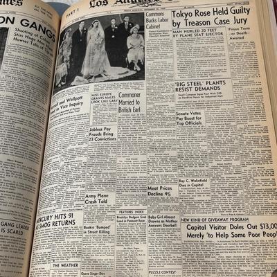 LA Times Front covers book