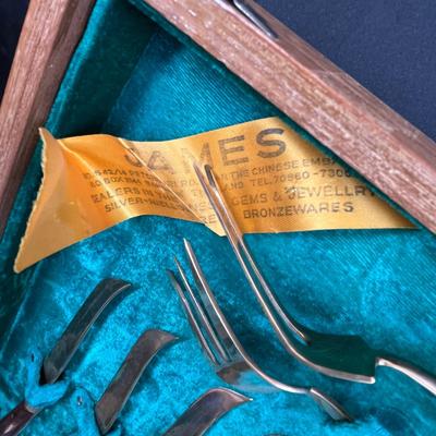 Lot of brass flatware