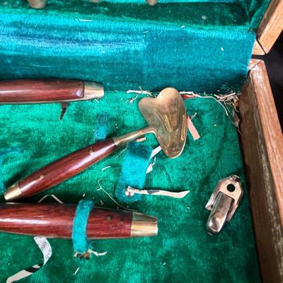 Lot of brass flatware