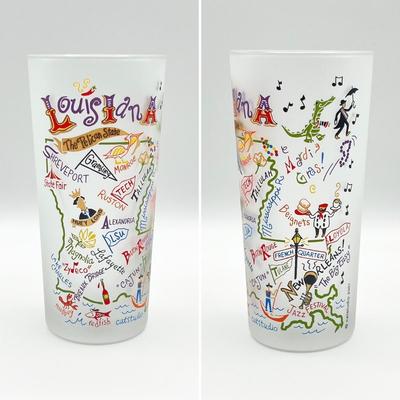 CATSTUDIO ~ Set Of Four (4) Frosted Glasses
