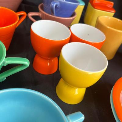 Harlequin, Fiesta, & other bright colored dinnerware