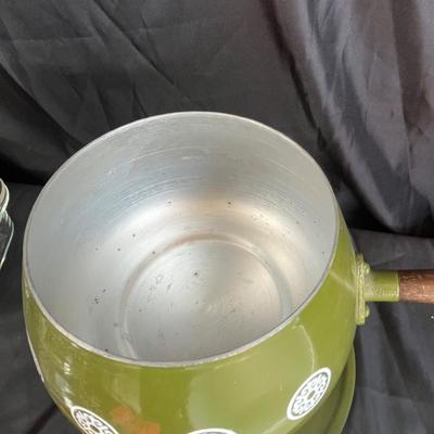 Fondue pot & baking glass