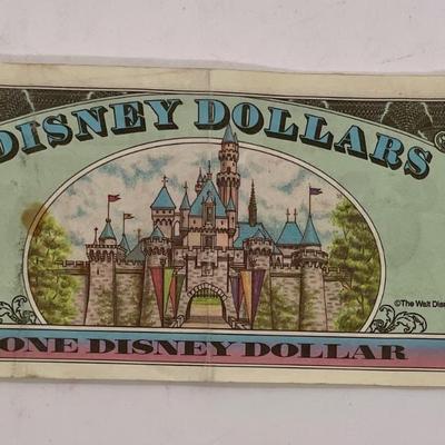 Disney Dollars $1 Mickey 1995 A Series. Low Number.