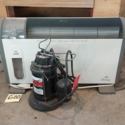 G20-Heater & Sump pump