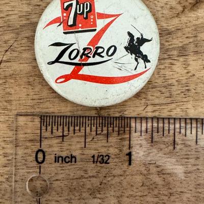 7-Up Zorro Pin