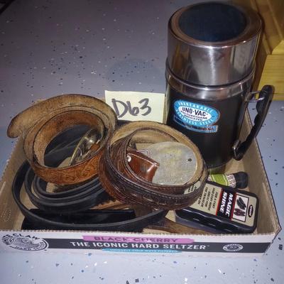 D63-Belts Thermos + misc