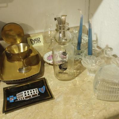 D58-Misc glass & decor