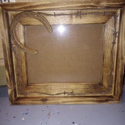 D53-Framed horse artwork