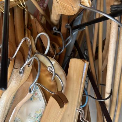 wooden hangers