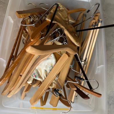 wooden hangers
