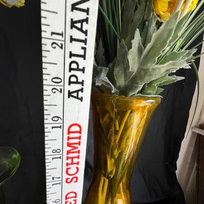 Stretch glass vases