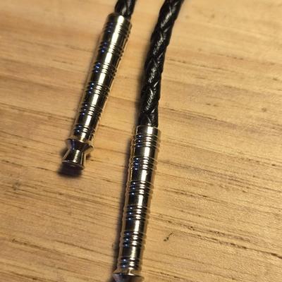 Handpainted Wood Thunderbird Bolo Tie