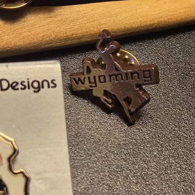 Wyoming and Montana Hat Pins