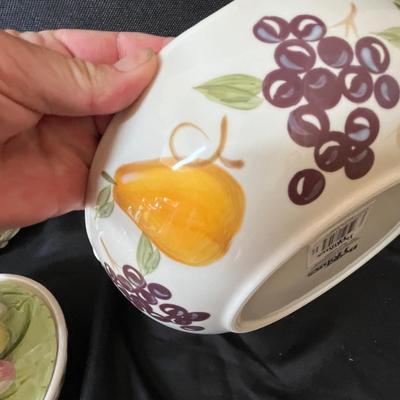Fruit & Flower ceramic decor