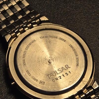 Men's Two Tone Pulsar Watch