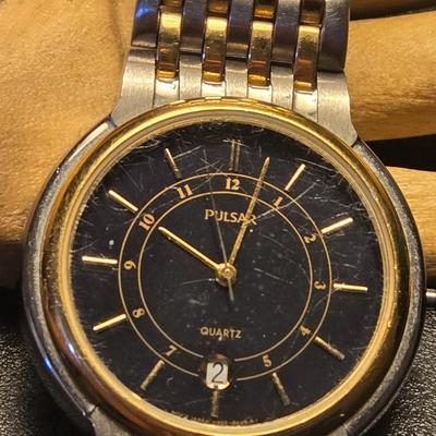 Men's Two Tone Pulsar Watch