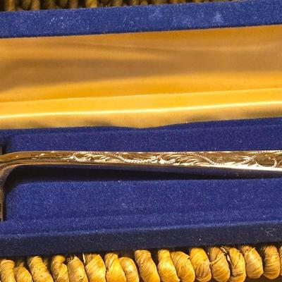 Men's Silverplate Razor Handle
