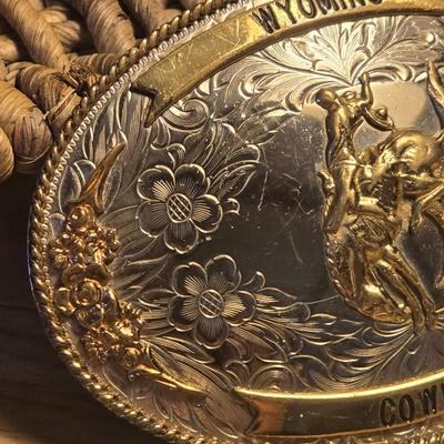 Wyoming Cowboys Belt Buckle