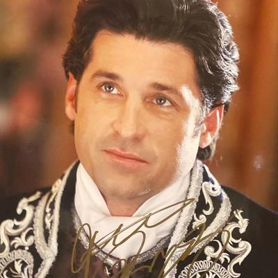 Enchanted Patrick Dempsey Signed Movie Photo