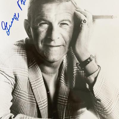 George Burns signed photo