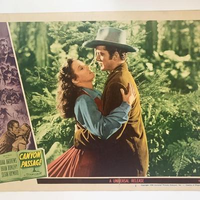 Canyon Passage original 1946 vintage lobby card